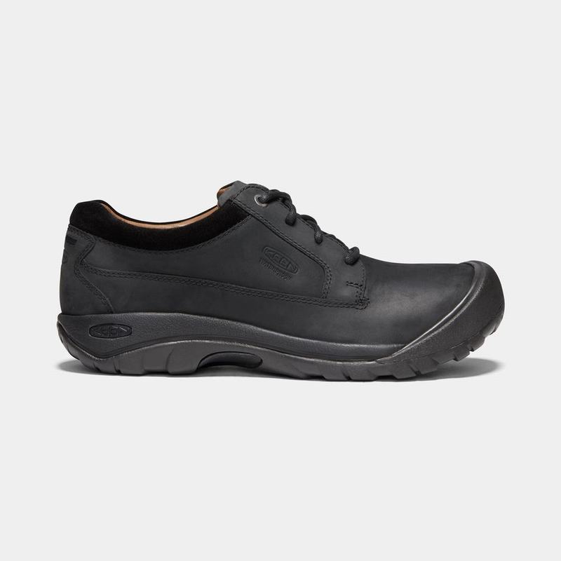 Tenis Casuales Keen Austin Casual Waterproof Para Hombre Negros - Zapatos Keen Mexico (926471-EUY)